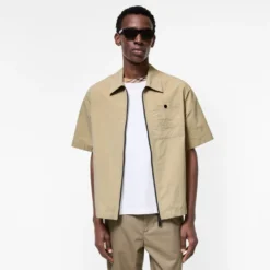 Nylon Zip Overshirt
