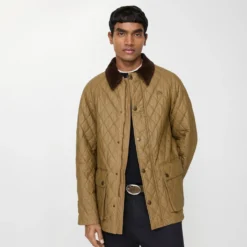 Quilted Coated Cotton Barn Jacket
