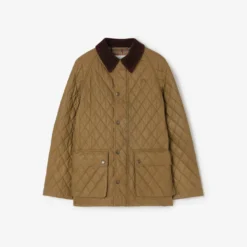 Quilted Coated Cotton Barn Jacket