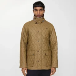 Quilted Coated Cotton Barn Jacket