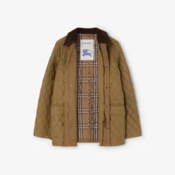 Quilted Coated Cotton Barn Jacket