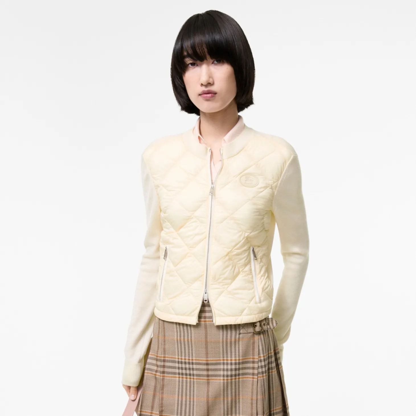 Quilted Nylon and Wool Fulbrook Jacket