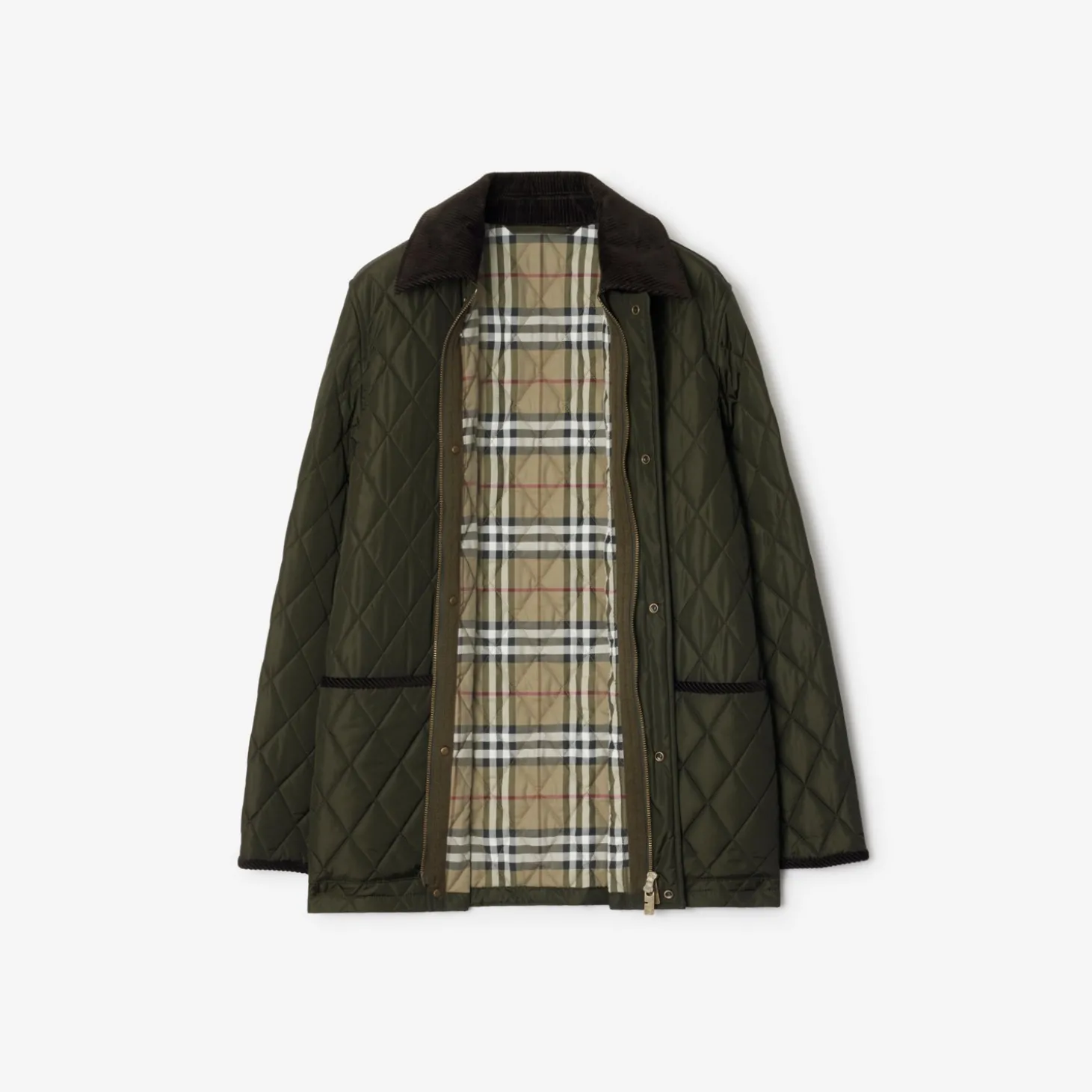 Quilted Nylon Barn Jacket