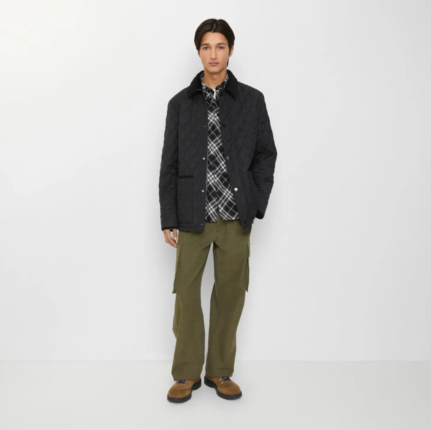 Quilted Nylon Haddington Jacket