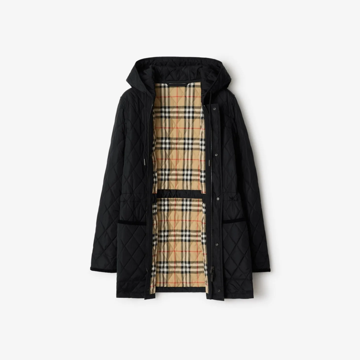Quilted Nylon Parka