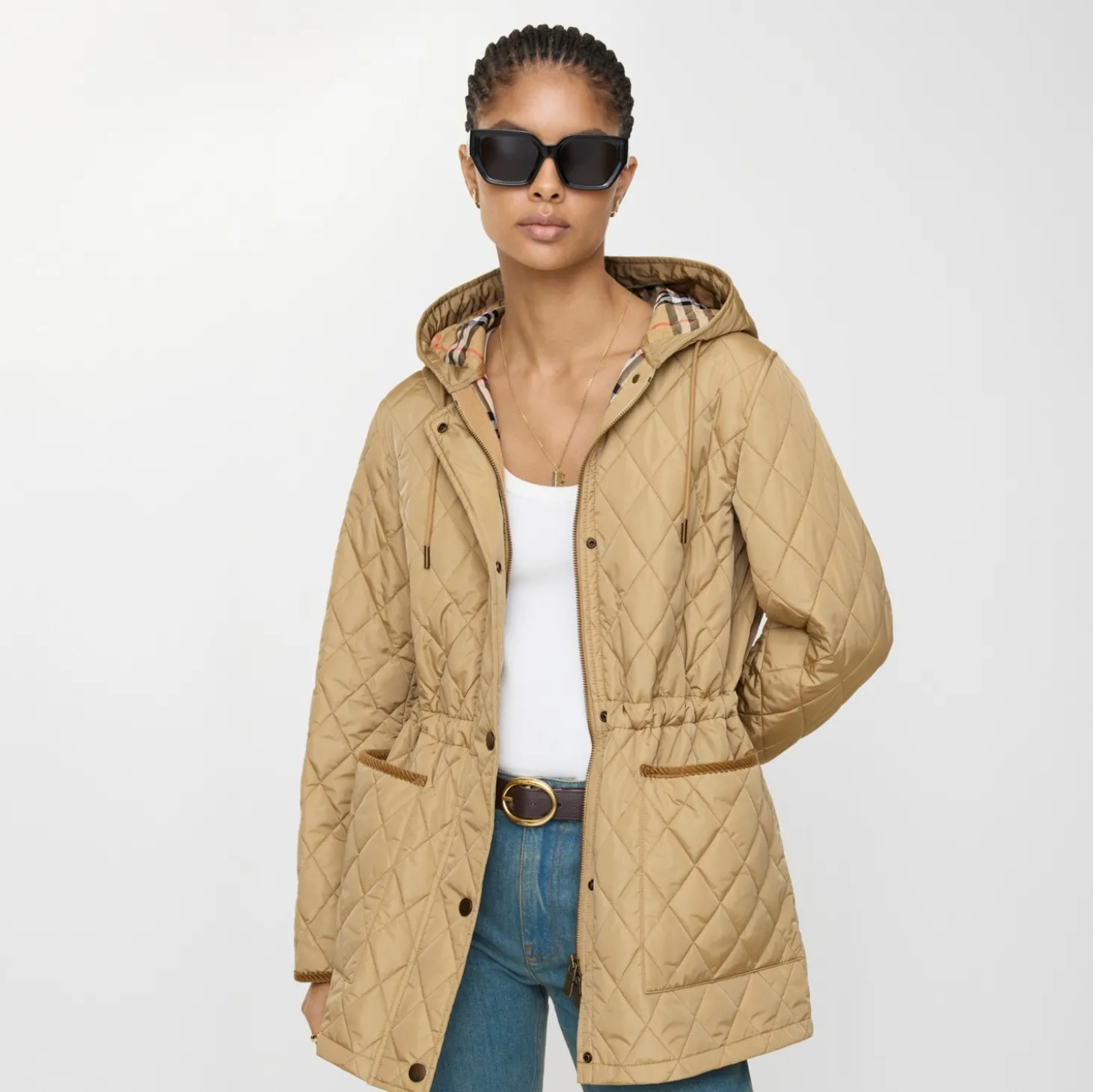 Quilted Nylon Parka