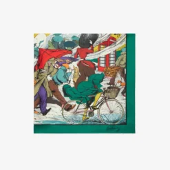 Raining Cats and Dogs​ Silk Scarf