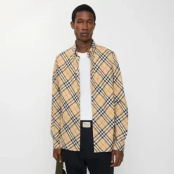 Relaxed Fit Check Cotton Flannel Shirt