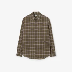 Relaxed Fit Check Cotton Shirt