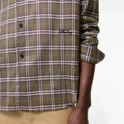 Relaxed Fit Check Cotton Shirt
