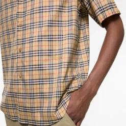 Relaxed Fit Check Cotton Shirt