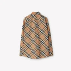 Relaxed Fit Check Cotton Shirt