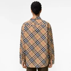 Relaxed Fit Check Cotton Shirt