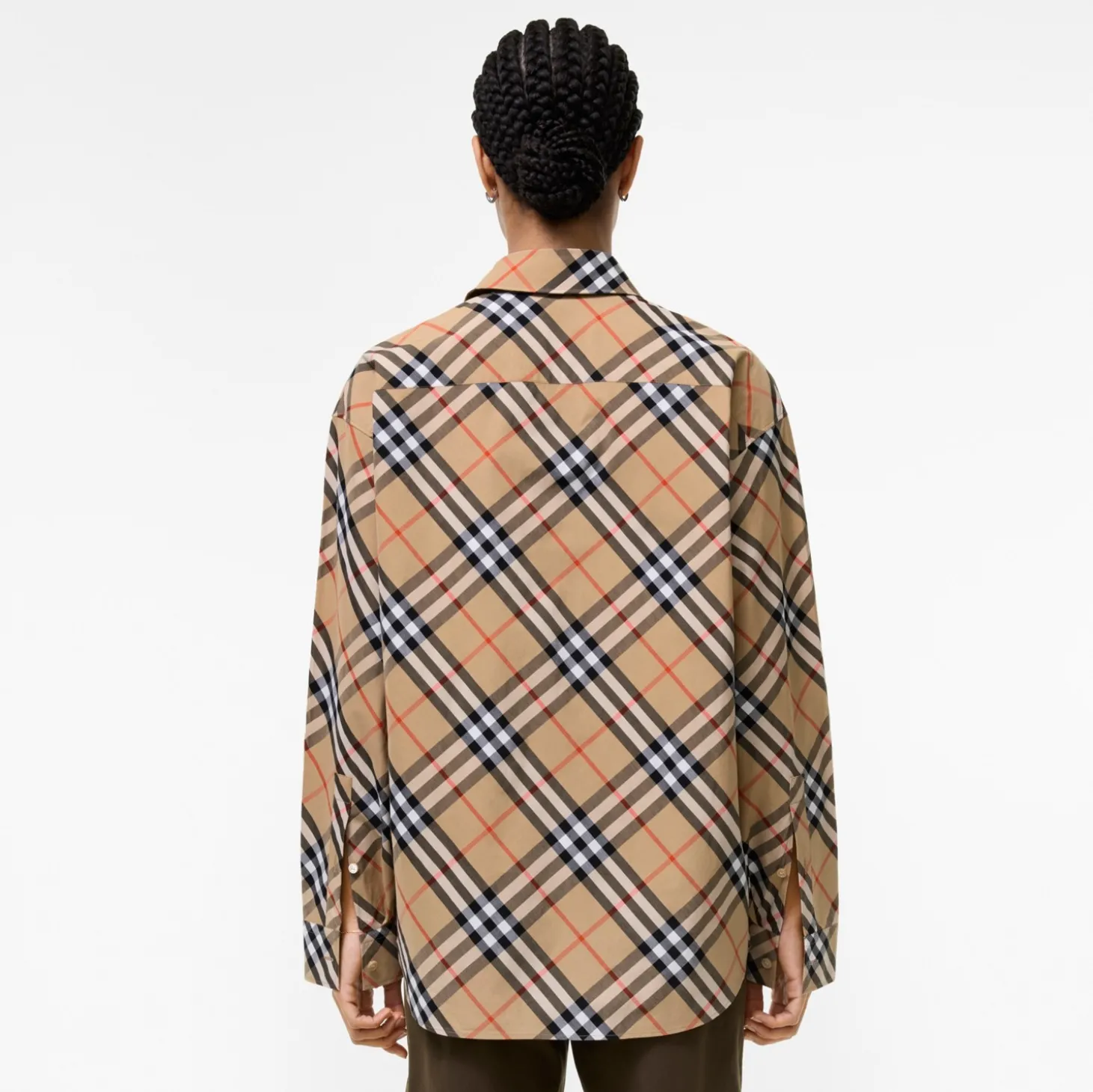 Relaxed Fit Check Cotton Shirt