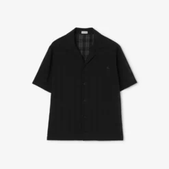 Relaxed Fit Check Cotton Voile Shirt