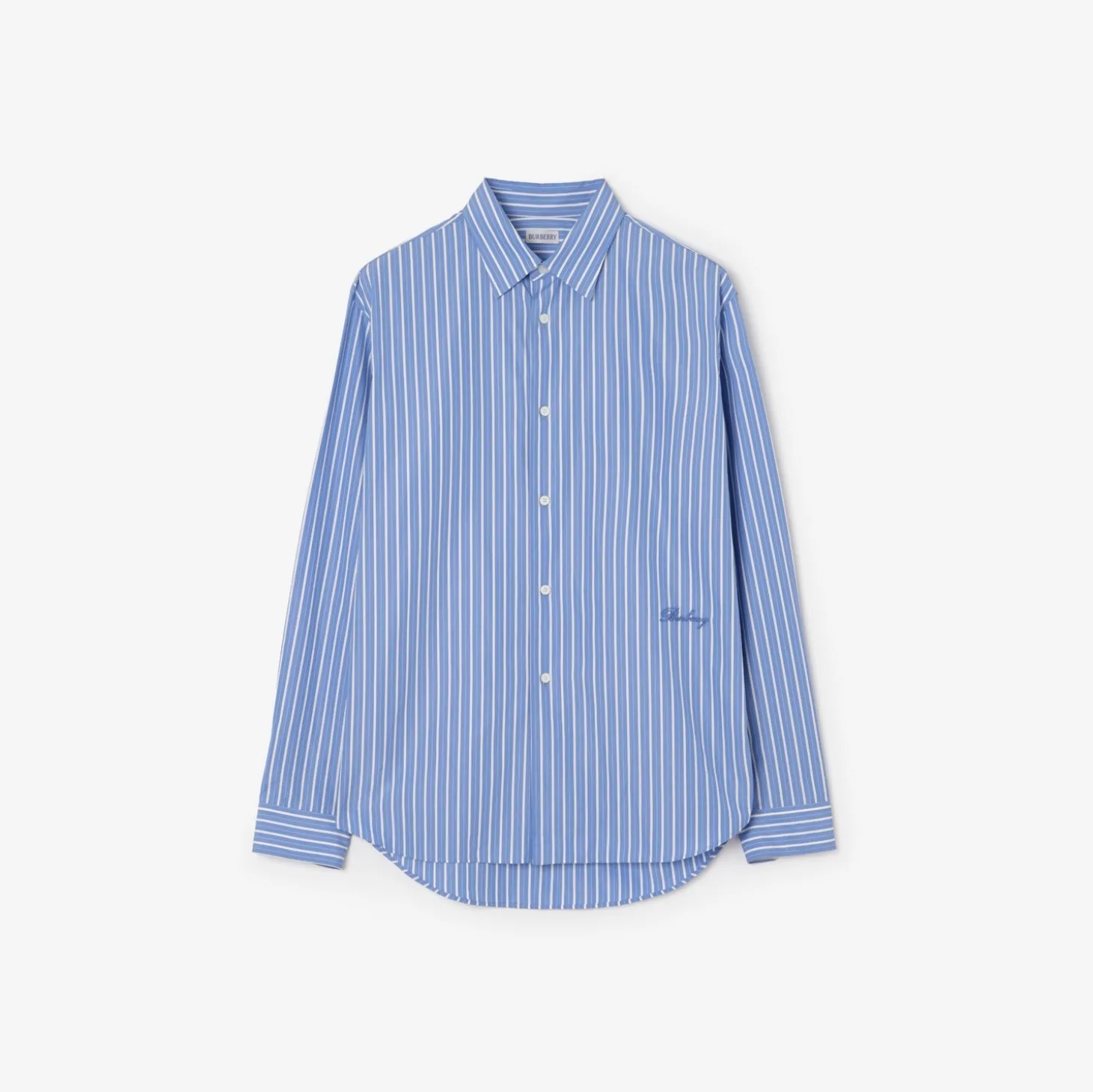 Relaxed Fit Striped Cotton Shirt