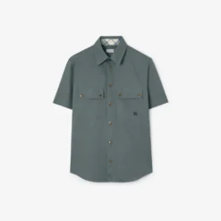 Relaxed Fit Tropical Gabardine Shirt