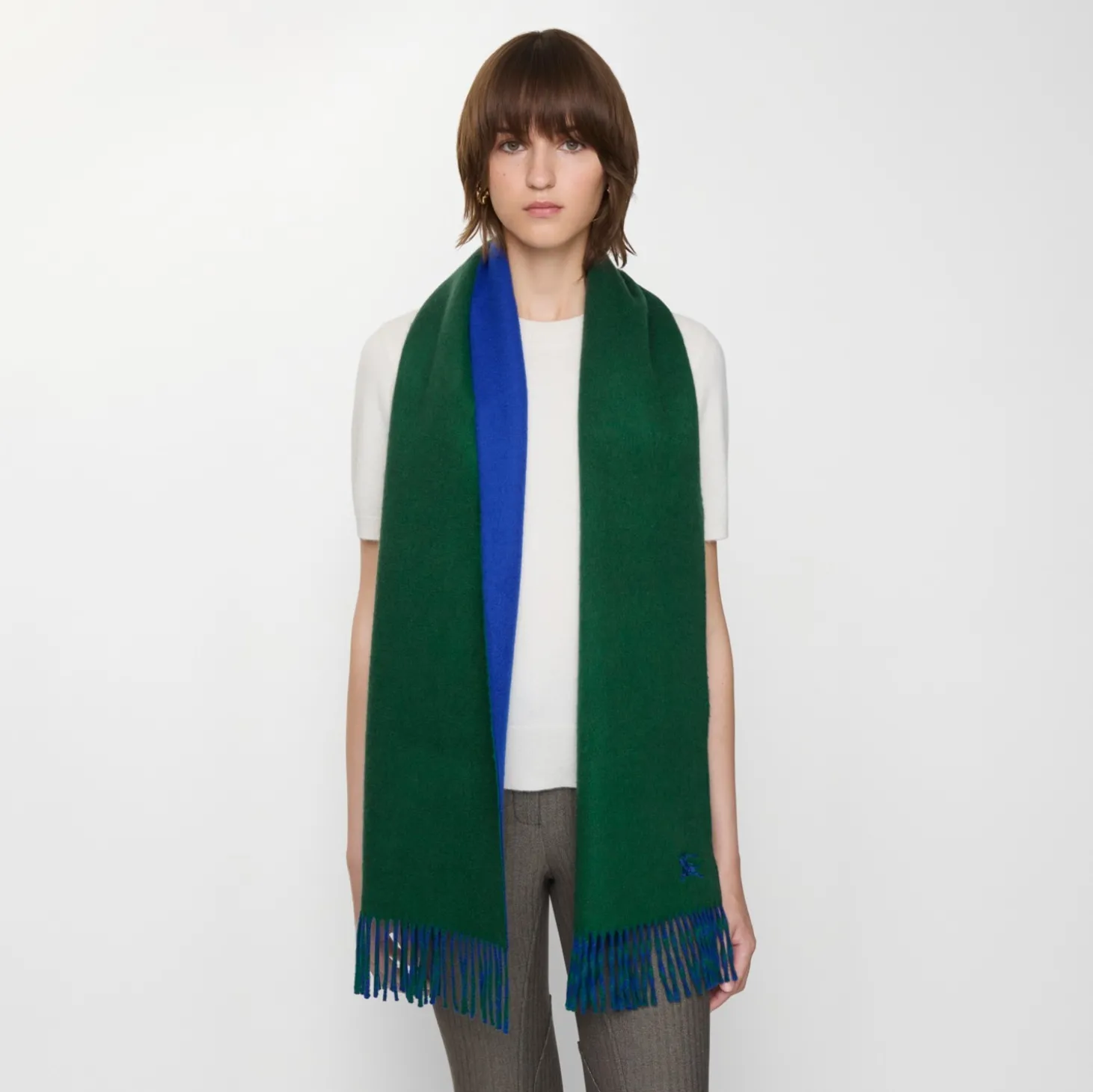 Reversible Cashmere Scarf