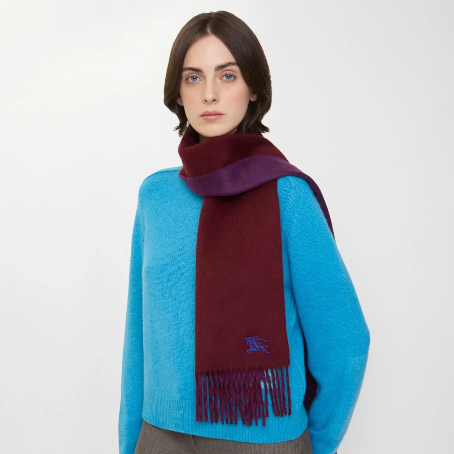 Reversible Cashmere Scarf