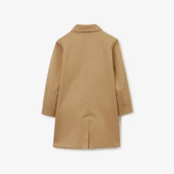 Reversible Check Gabardine Car Coat