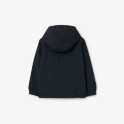 Reversible Check Hooded Jacket