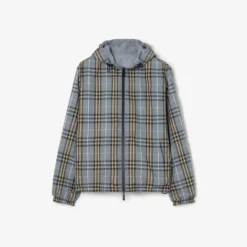 Reversible Check Newport Hooded Jacket