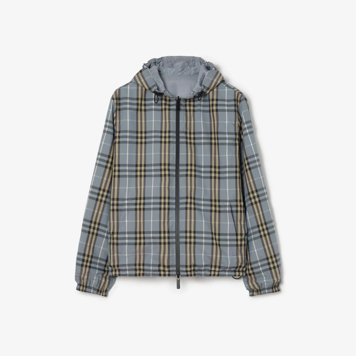 Reversible Check Newport Hooded Jacket