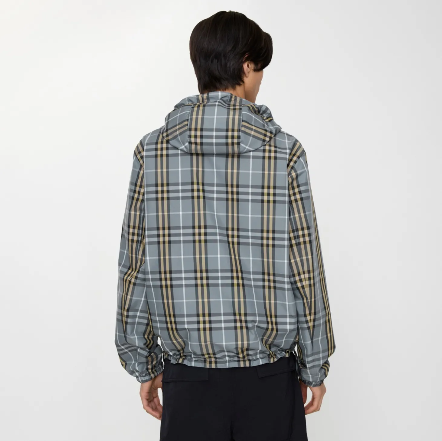 Reversible Check Newport Hooded Jacket