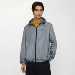Reversible Check Newport Hooded Jacket