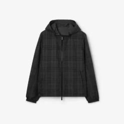 Reversible Check Newport Hooded Jacket
