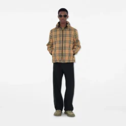 Reversible Check Newport Hooded Jacket