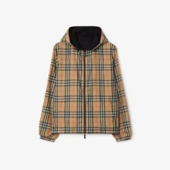 Reversible Check Newport Hooded Jacket