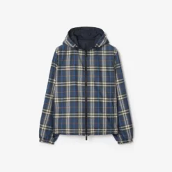 Reversible Check Newport Hooded Jacket