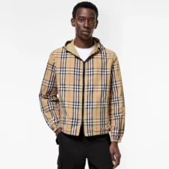 Reversible Check Newport Hooded Jacket