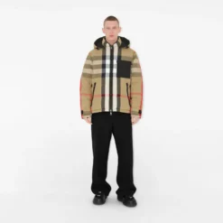 Reversible Check Puffer Jacket