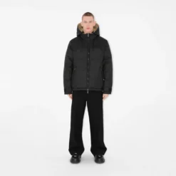 Reversible Check Puffer Jacket