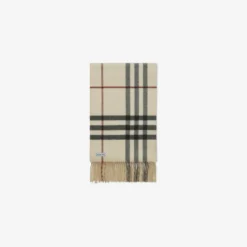 Reversible Knight Check Cashmere Scarf