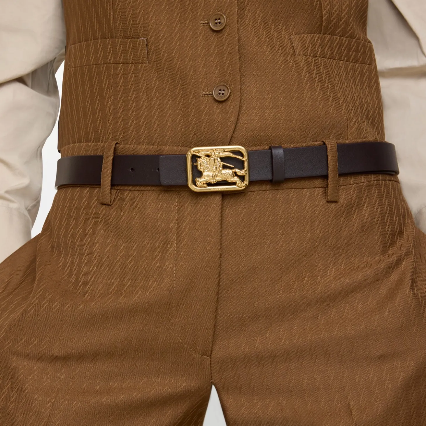 Reversible Leather Rider Belt