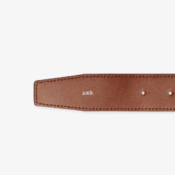 Reversible Leather TB Belt