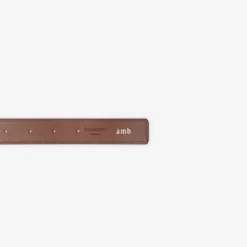 Reversible Leather TB Belt