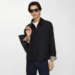 Reversible Nylon Bloomsbury Harrington Jacket