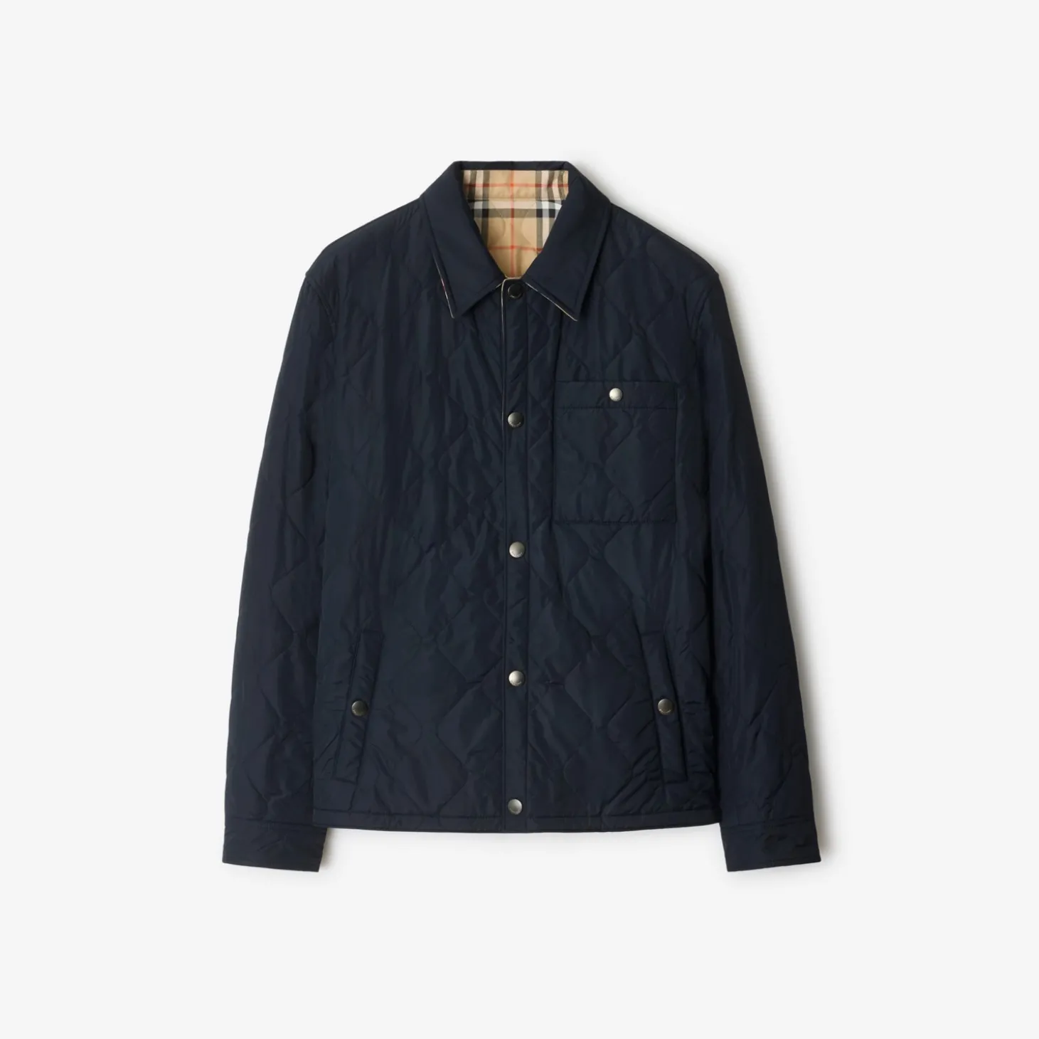 Reversible Quilted Nylon Overshirt