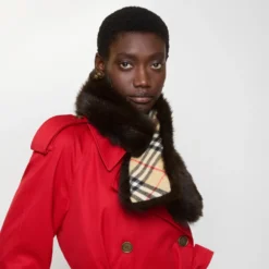 Reversible Shearling Scarf