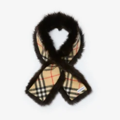 Reversible Shearling Scarf