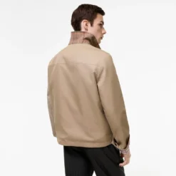 Reversible Tropical Gabardine Bloomsbury Harrington Jacket