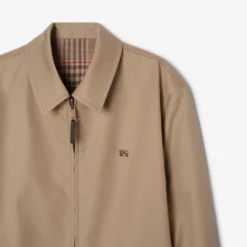 Reversible Tropical Gabardine Bloomsbury Harrington Jacket