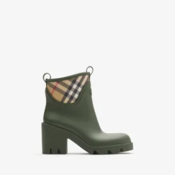 Rubber Marsh Stamp Heeled Low Boots​