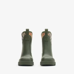 Rubber Marsh Stamp Heeled Low Boots