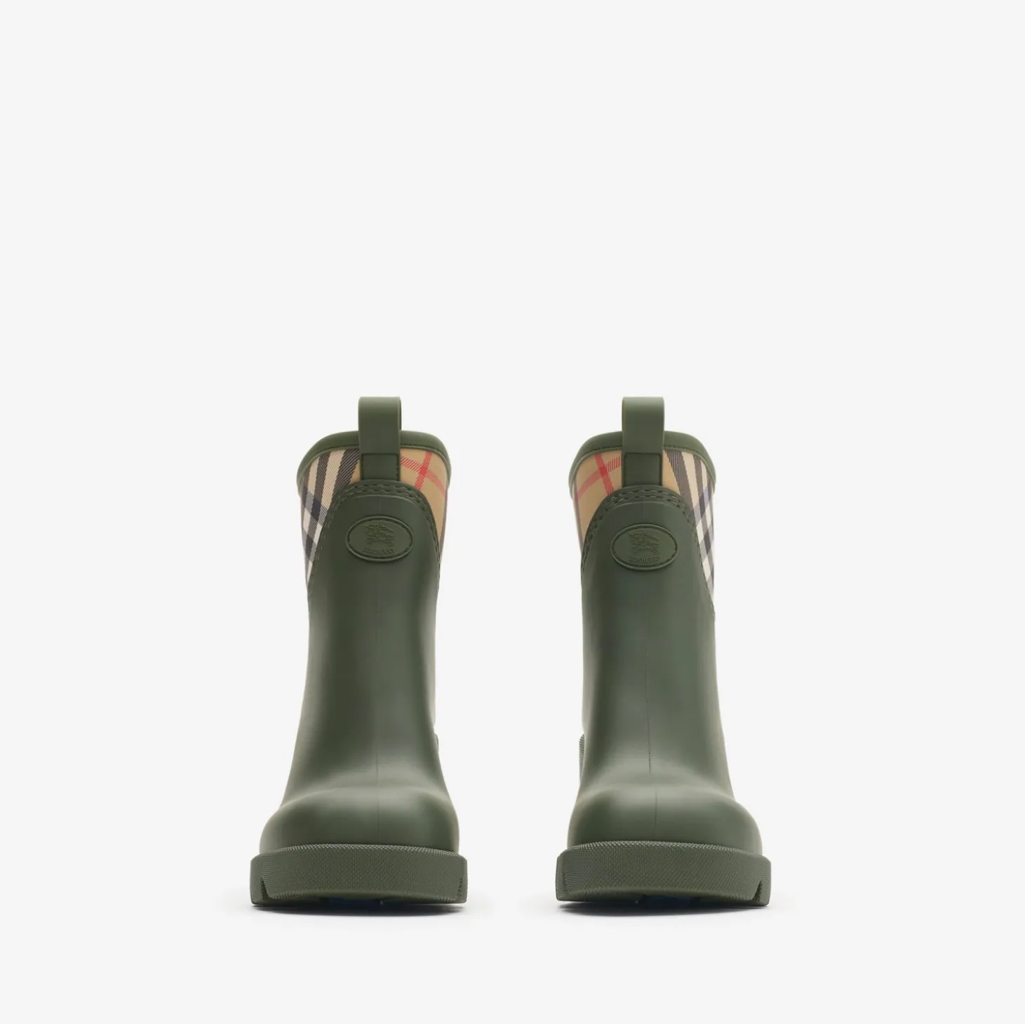 Rubber Marsh Stamp Heeled Low Boots