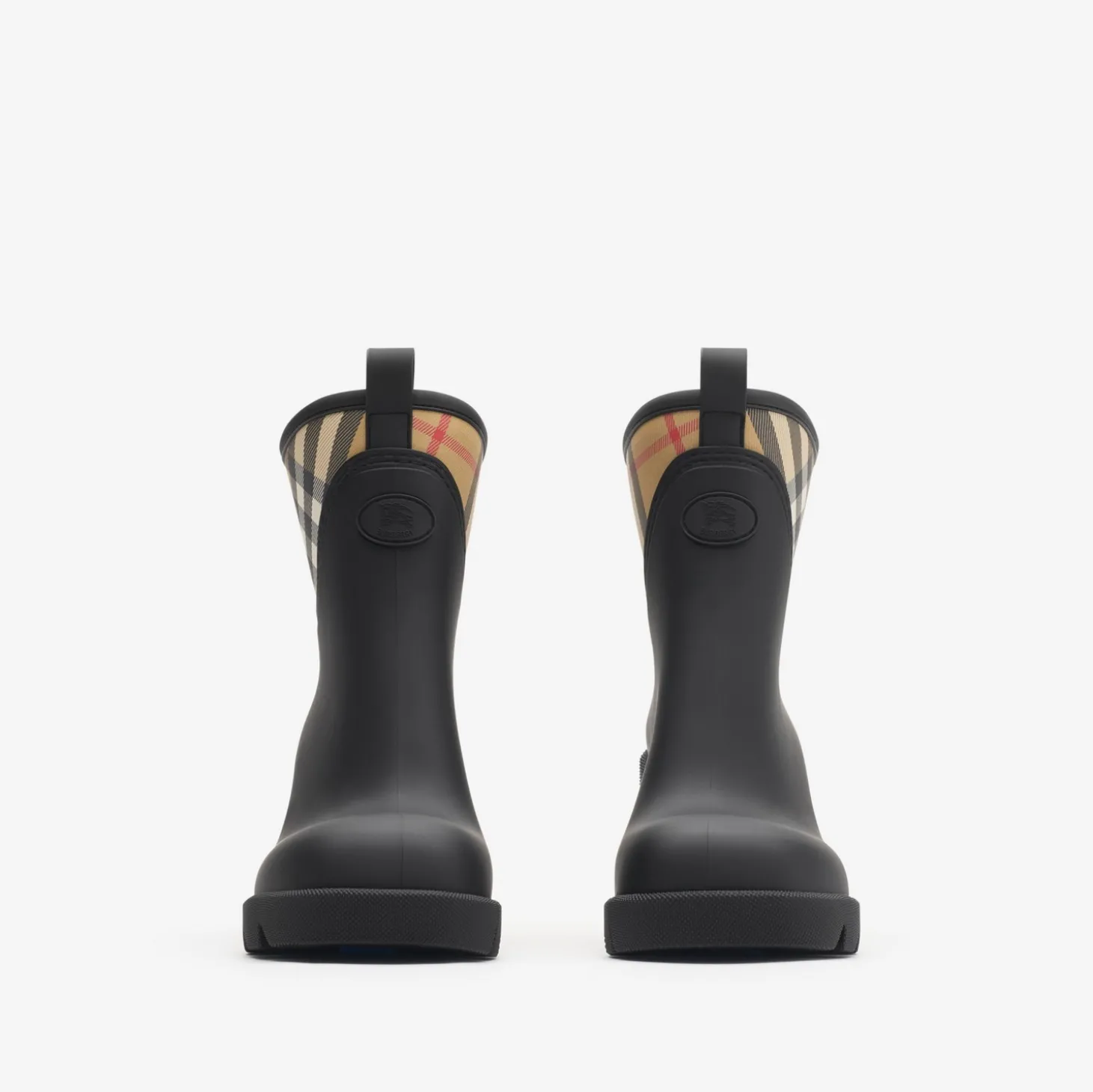 Rubber Marsh Stamp Heeled Low Boots